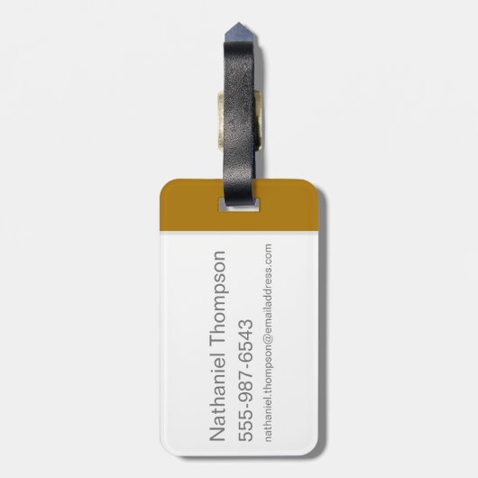 MARVIN THE MARTIAN™ Reclining with Laser Gepäckanhänger (Rückseite vertikal)