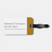 MARVIN THE MARTIAN™ Reclining with Laser Gepäckanhänger (Rückseite horizontal)