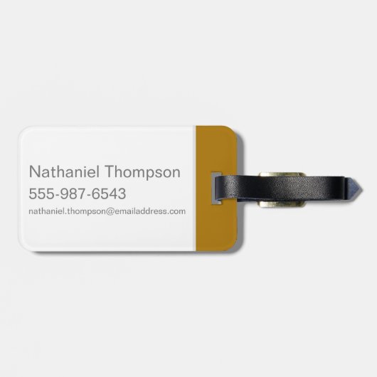 MARVIN THE MARTIAN™ Reclining with Laser Gepäckanhänger (Rückseite horizontal)