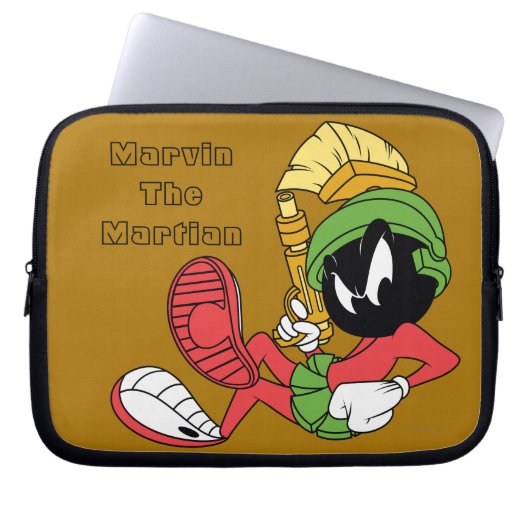 MARVIN THE MARTIAN™ Reclining with Laser Laptopschutzhülle (Vorderseite)