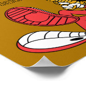 MARVIN THE MARTIAN™ Reclining with Laser Poster (Ecke)