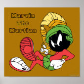 MARVIN THE MARTIAN™ Reclining with Laser Poster (Vorne)