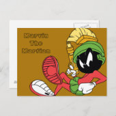 MARVIN THE MARTIAN™ Reclining with Laser Postkarte (Vorne/Hinten)