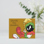 MARVIN THE MARTIAN™ Reclining with Laser Postkarte (Stehend Vorderseite)