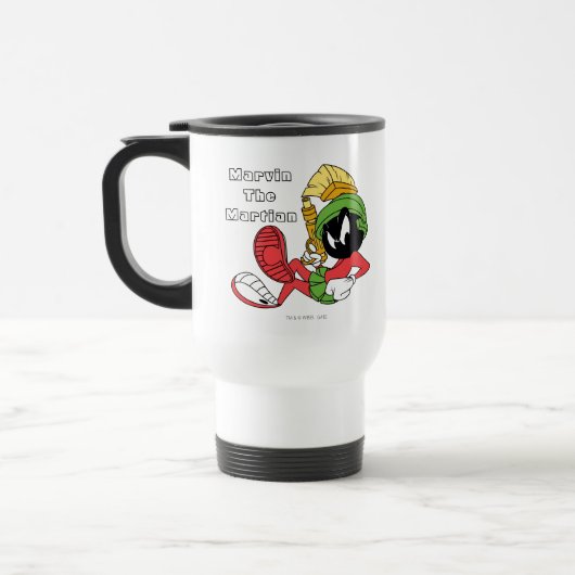 MARVIN THE MARTIAN™ Reclining with Laser Reisebecher (Links)