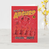 MARVIN THE MARTIAN™ Retro Invasion aus Mars Comic Karte (Gelbe Blume)