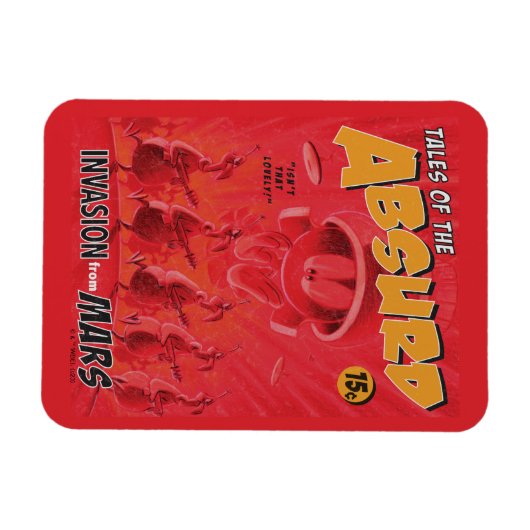 MARVIN THE MARTIAN™ Retro Invasion aus Mars Comic Magnet (Horizontal)