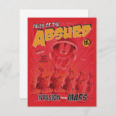 MARVIN THE MARTIAN™ Retro Invasion aus Mars Comic Mitteilungskarte (Vorne/Hinten)