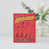 MARVIN THE MARTIAN™ Retro Invasion aus Mars Comic Postkarte (Stehend Vorderseite)