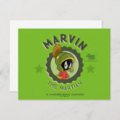 MARVIN THE MARTIAN™ Retro Lobby Card Mitteilungskarte (Vorne/Hinten)