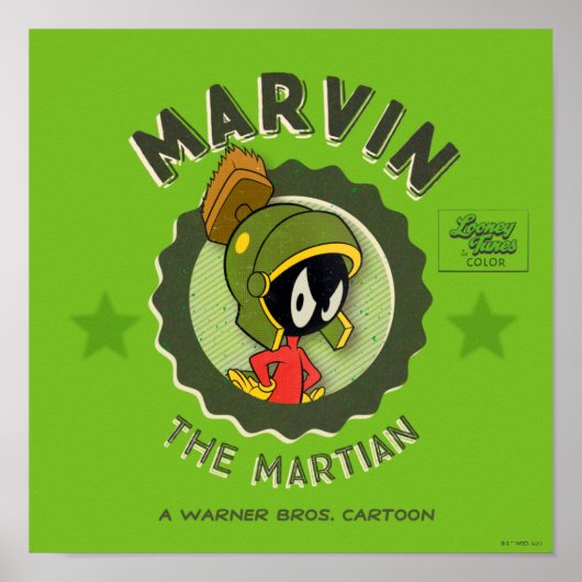 MARVIN THE MARTIAN™ Retro Lobby Card Poster (Vorne)