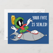 MARVIN THE MARTIAN™ Riding Postkarte (Vorne/Hinten)
