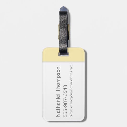 MARVIN THE MARTIAN™ Shrug Gepäckanhänger (Rückseite vertikal)