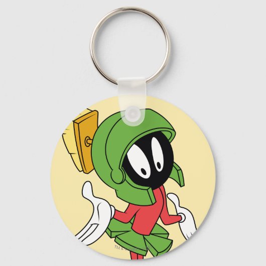MARVIN THE MARTIAN™ Shrug Schlüsselanhänger (Vorderseite)