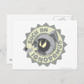 MARVIN THE MARTIAN™ So ein Ignoramus Postkarte (Vorne/Hinten)