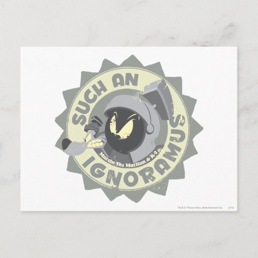MARVIN THE MARTIAN™ So ein Ignoramus Postkarte (Vorderseite)