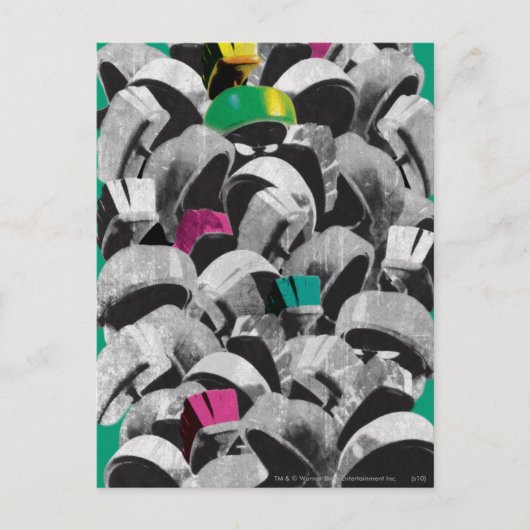 MARVIN THE MARTIAN™ Stacks Postkarte (Vorderseite)