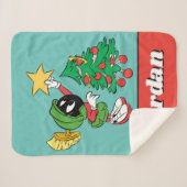 MARVIN THE MARTIAN™ Stern auf Baum Sherpadecke (Vorderseite (Horizontal))