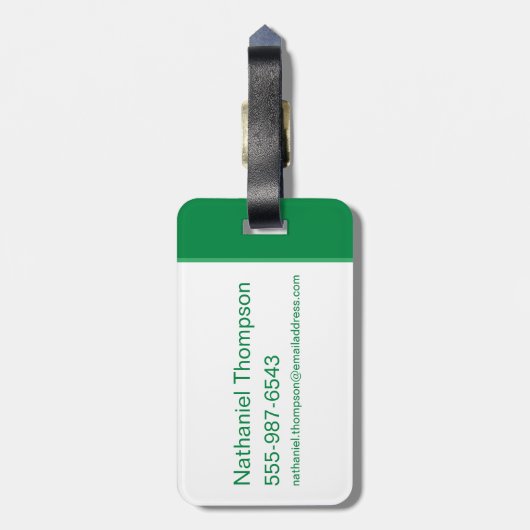 MARVIN THE MARTIAN™ Strike Icon Gepäckanhänger (Rückseite vertikal)