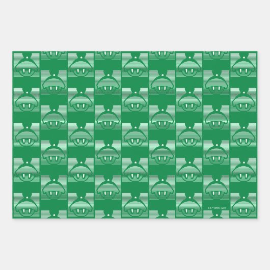 MARVIN THE MARTIAN™ Strike Icon Geschenkpapier Set (Vorderseite)