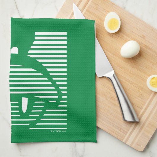 MARVIN THE MARTIAN™ Strike Icon Geschirrtuch (Viertel Falte)