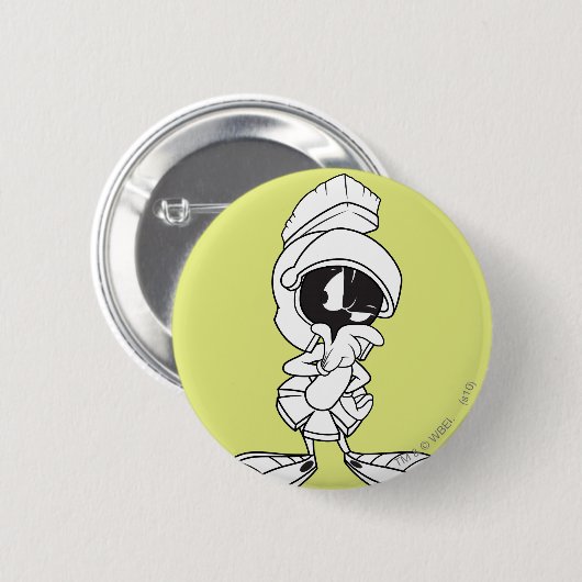 MARVIN THE MARTIAN™ Thinking Button (Vorne & Hinten)
