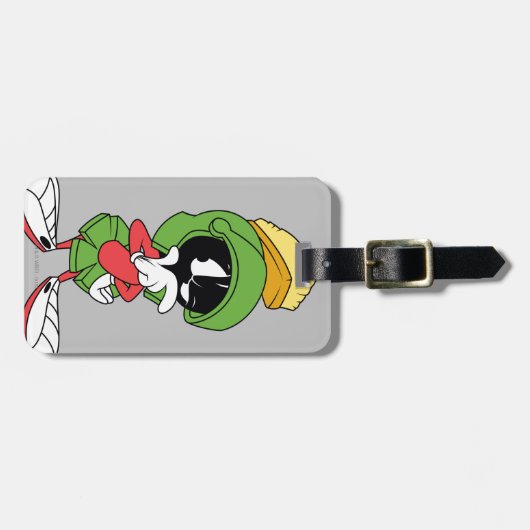 MARVIN THE MARTIAN™ Thinking Gepäckanhänger (Vorderseite horizontal)