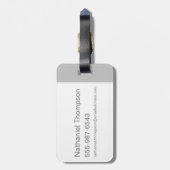 MARVIN THE MARTIAN™ Thinking Gepäckanhänger (Rückseite vertikal)