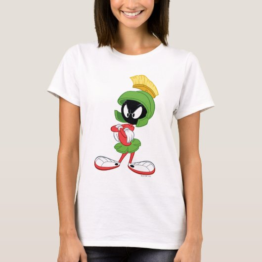 MARVIN THE MARTIAN™| Überkreuzte Waffen T-Shirt (Vorderseite)