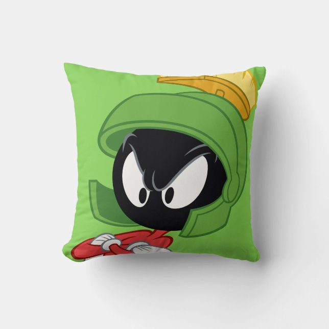 MARVIN THE MARTIAN™ | Überquerte Waffen Kissen (Vorderseite)