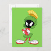 MARVIN THE MARTIAN™ | Überquerte Waffen Postkarte (Vorne/Hinten)