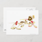 MARVIN THE MARTIAN™ und K-9 4 Postkarte (Vorne/Hinten)