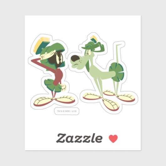 MARVIN THE MARTIAN™ und K-9 Aufkleber (Blatt)