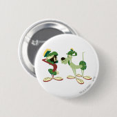 MARVIN THE MARTIAN™ und K-9 Button (Vorne & Hinten)