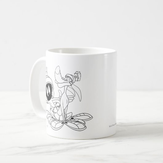 MARVIN THE MARTIAN™ und K-9 Kaffeetasse (Vorderseite Links)