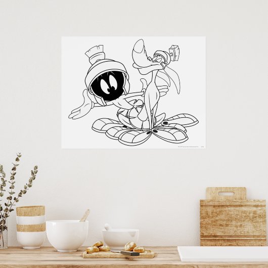 MARVIN THE MARTIAN™ und K-9 Poster (Küche)