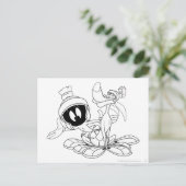 MARVIN THE MARTIAN™ und K-9 Postkarte (Stehend Vorderseite)