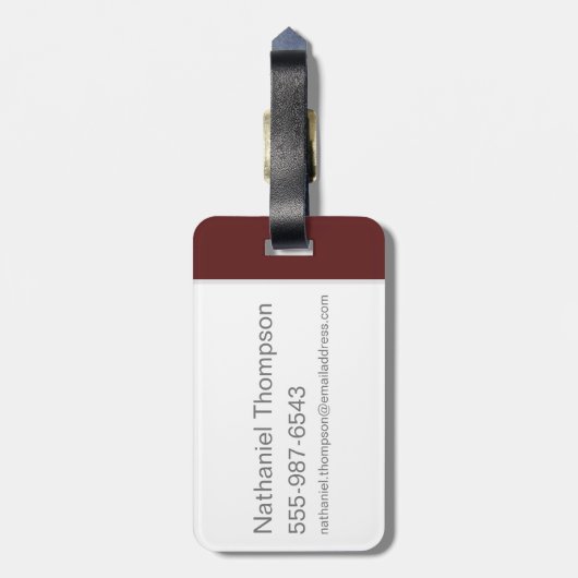 MARVIN THE MARTIAN™ Upstream Gepäckanhänger (Rückseite vertikal)