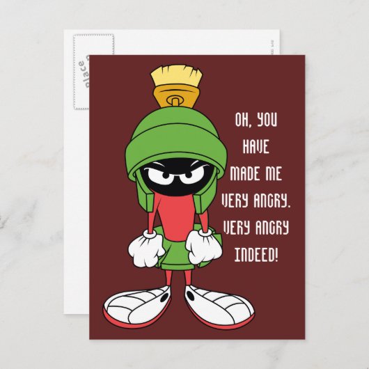 MARVIN THE MARTIAN™ Upstream Postkarte (Vorne/Hinten)
