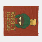 MARVIN THE MARTIAN™ Varsity Collegiate Graphic Fleecedecke (Vorderseite (Horizontal))