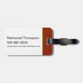 MARVIN THE MARTIAN™ Varsity Collegiate Graphic Gepäckanhänger (Rückseite horizontal)