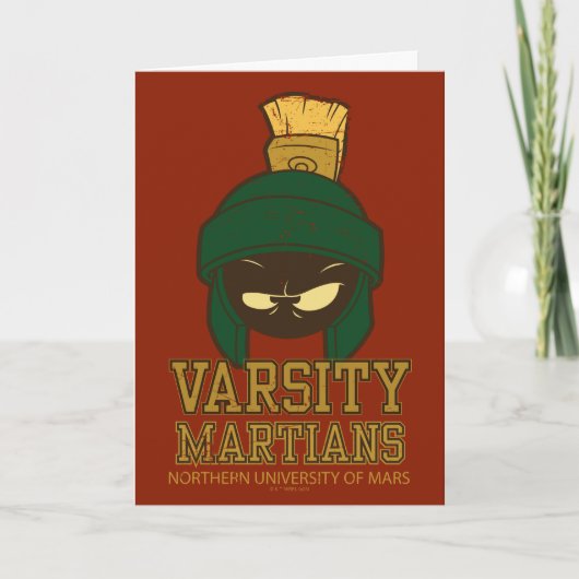 MARVIN THE MARTIAN™ Varsity Collegiate Graphic Karte (Vorderseite)