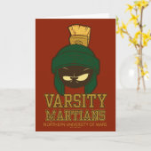 MARVIN THE MARTIAN™ Varsity Collegiate Graphic Karte (Gelbe Blume)
