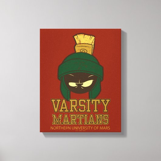 MARVIN THE MARTIAN™ Varsity Collegiate Graphic Leinwanddruck (Vorderseite)