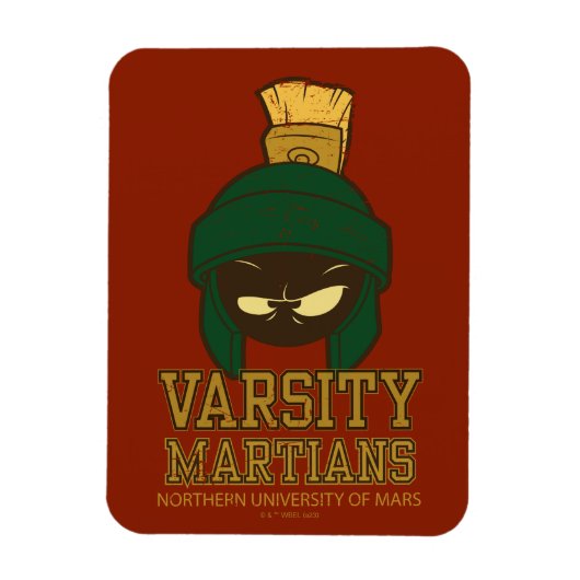 MARVIN THE MARTIAN™ Varsity Collegiate Graphic Magnet (Vertikal)