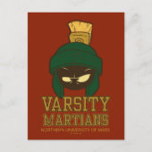 MARVIN THE MARTIAN™ Varsity Collegiate Graphic Postkarte (Vorderseite)
