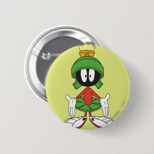 MARVIN THE MARTIAN™ verwirrt Button (Vorne & Hinten)