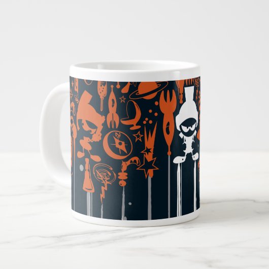 MARVIN THE MARTIAN™ Weapons of Mass Destruruction Jumbo-Tasse (Vorderseite Links)