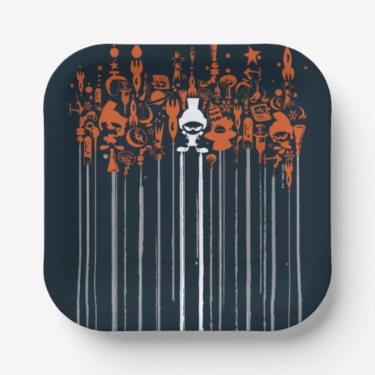 MARVIN THE MARTIAN™ Weapons of Mass Destruruction Pappteller (Vorderseite)