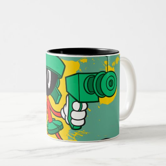 MARVIN THE MARTIAN™ with Laser Zweifarbige Tasse (VorderseiteRechts)